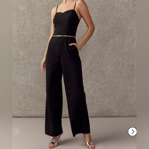 Pants - Francesca's Angie Sweetheart Strappy Jumpsuit. Size XL